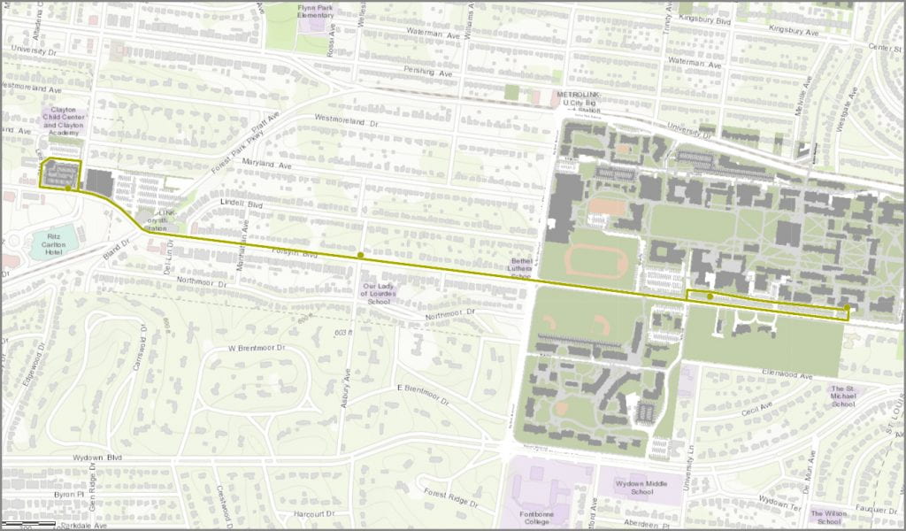 West Campus Shuttle Route
